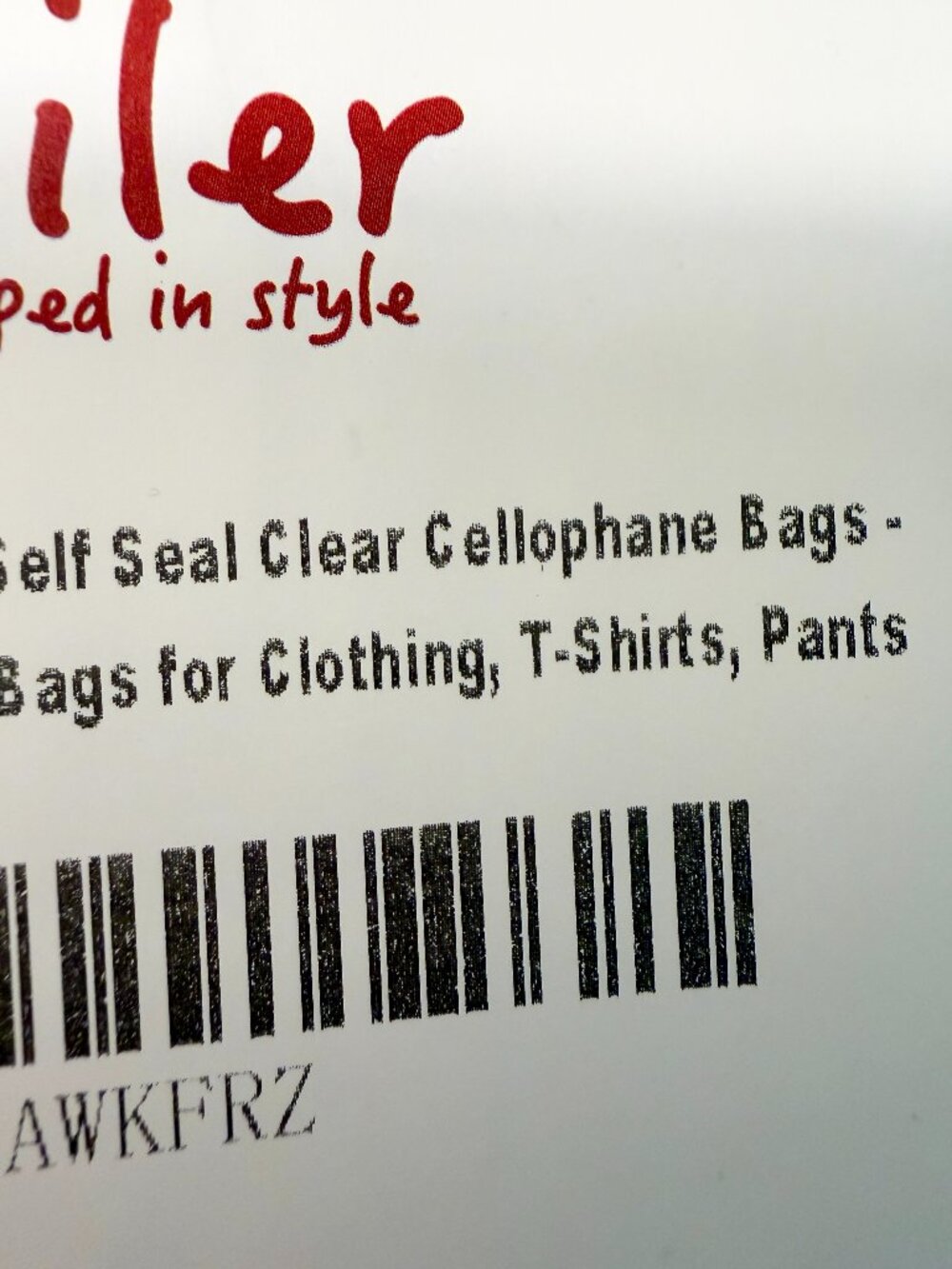 500 Pack Self Seal Clear Cellophane Bags 12" x 15" Resealable Bags For Clothing - Picture 4 of 7
